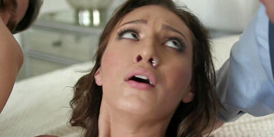 Bella Rolland is fucked by Steve Holmes in front of her husband