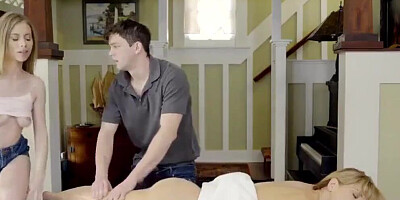 Slutty MILF wants to try stepdaughter's boyfriend in a threesome