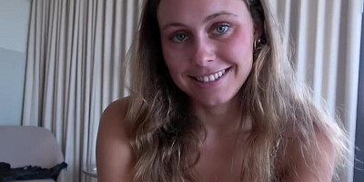 Lovely babe Stella is playing with stranger's johnson in this POV