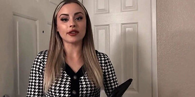 Anna Claire Clouds is sucking and riding hard cock on the couch