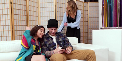 Step Mom Barbie Feels Needs More Assuring From Her Step Son And Step Daughter - FreeUse Milf