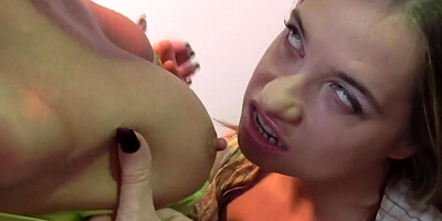 MILF Amy Ties up Beautiful Teen and Starts to Lick and Finger her Pussy