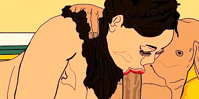 My Fantasy Turn Real When My Landlord Wife Ask Me for a Hardcore fuck,i Never Know She's a Superb Dick Sucker