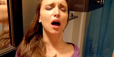 Izzy Lush is filmed POV-style while sucking dick and fucking