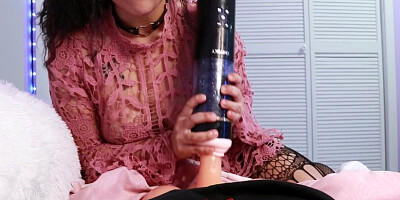 Your girlfriend gives you a masturbator from the BESTVIBE store guided straw roleplay english subtitles