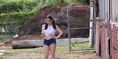 Ivy Rose and April Dawn are having 3some with a lucky cowboy