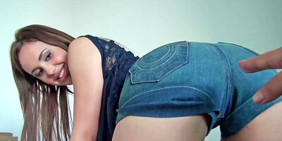 Pretty girl is sucking cock and taking it up the ass