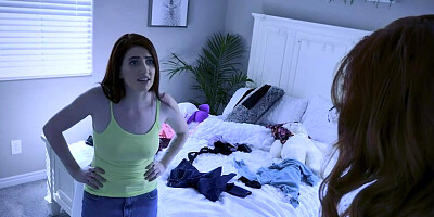 Lauren Phillips & Aria Carson in BDSM threesome with a kinky man