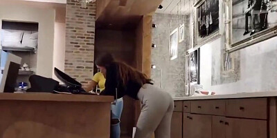 Kinky voyeur is filming amateur girls with hot asses on the street