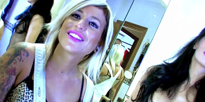 Porn casting with a young Spanish blonde Baby Reed with a perfect body