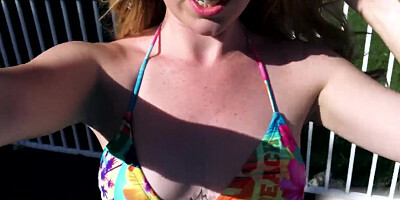 Mofos - Freckled Face Teen Daisy Chainz Loves Big Cock