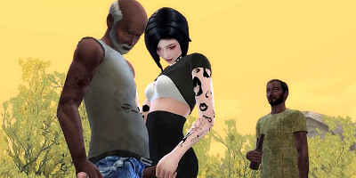 Stepmother & Stepdaughter get Used by Filthy Homeless - Part 3 - DDSims