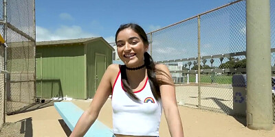 Emily Willis Loves Sucking Dick at the Baseball Park!