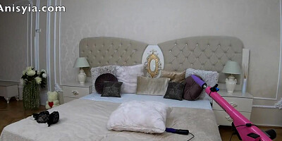 4k Magic Wand and Fucking Machine, Anisyia Livejasmin will Cum for you