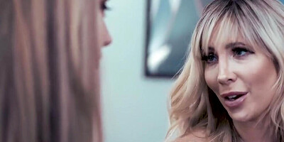 PURE TABOO Stepmom Offers Hesitant Teen to Lesbian Boss to keep Job
