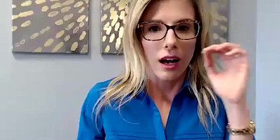 Blonde MILF Cory Chase solo pussy play for cute stepdaughter