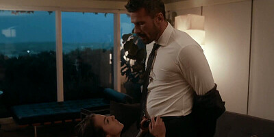 Horny Euro stallion is going hard on the pussy of his new American girlfriend