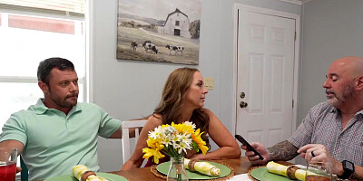 Clueless Step Dad Oblivious to his wife and Step son