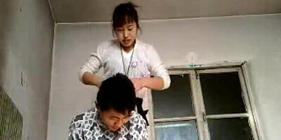 Chinese Mom Step Son Nylon Femdom