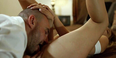 Horny man eats Kenna James's cunt and fills her with cock