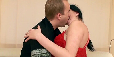 Young MILF Aunt Wakes Step Nephew to Fuck when Home Alone