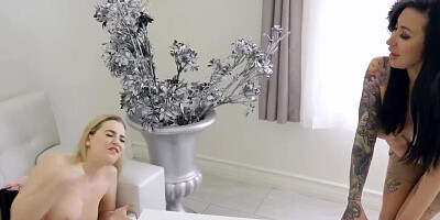 FreeUse Fantasy - Lucky Stud Gets To Fulfill Her Fantasy Of Fucking Two Hot Women At The Same Time