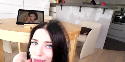 OMG! Step Sister Caught me with Girlfriend And... CUT Reislin&Sia Siberia