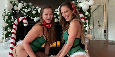 Dani Daniels Cherie Deville Two Horny BFFS For The Holidays JOI Threesome