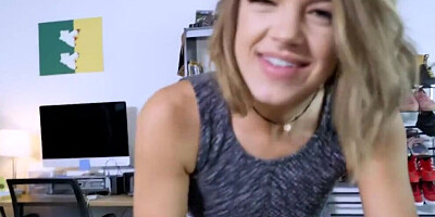 Hot Chocolate Cutie Demi Sutra Shares BF's Cock with Horny Stepsister