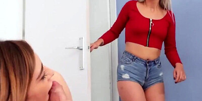 MILF joins her stepdaughter for a threesome with her boyfriend