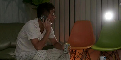 Cute OL Japanese girl with big boobs and big butts cheating with her big dick workmate in the office