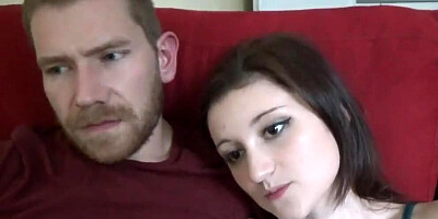 Hailey Little and her boyfriend are kissing and making out