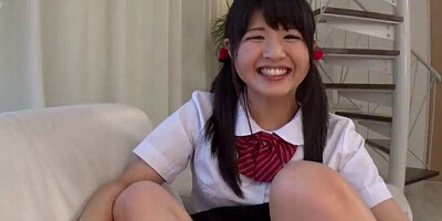 Naughty Japanese schoolgirl loves playing kinky sex games with stepdaddy