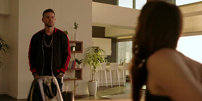 Tattoed stallion is devouring the pussy of his best friend's babe