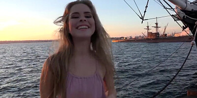Captain Lilly Ford Reporting for Dick Sucking Duty