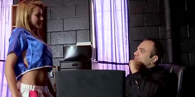 Mature guy gets turned on by Marina Angel and fucks her