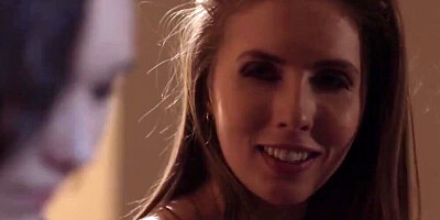 Two lady friends finally ended up having sensual lesbo lovemaking