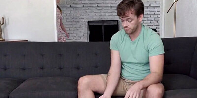 Two college graduates are enjoying intimate time after their final class