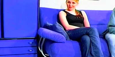 Two sexy German chicks and two hard cocks in action