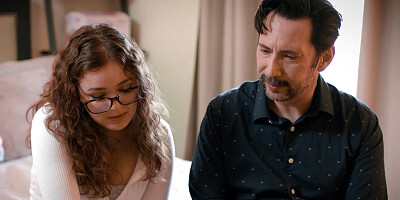 Hot student finally fucks her crush but he is kinky and fucked her so hard