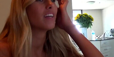 A day in the life of a hot blonde fashion model Claire Holt