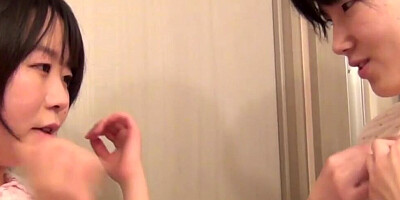 Asian amateurs rubbing