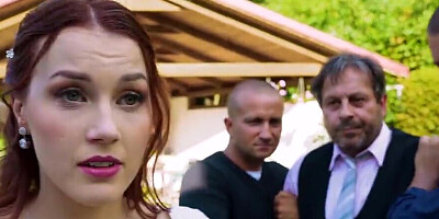Arriving at the wedding and having sex with the bride