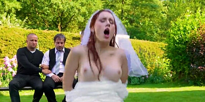 Arriving at the wedding and having sex with the bride