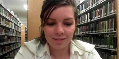 Webcam Girl Squirting In Public Library