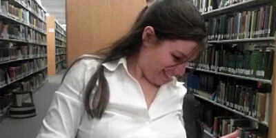 Webcam Girl Squirting In Public Library