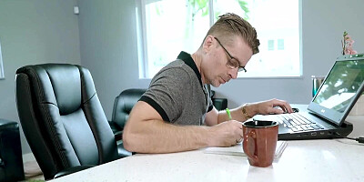 Busty teen darling gets rammed up her pink twat by stepdad