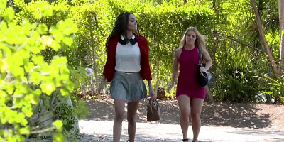 BlackValleyGirls- White Girl gets Dumped for Preppy Ebony Teen