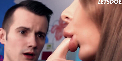 Curvy Blonde Marilyn Crystal Has The Best Hotel Experience With Two Cocks - HORNY HOSTEL