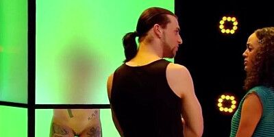 A couple of lovely scenes from a German TV show Naked Attraction